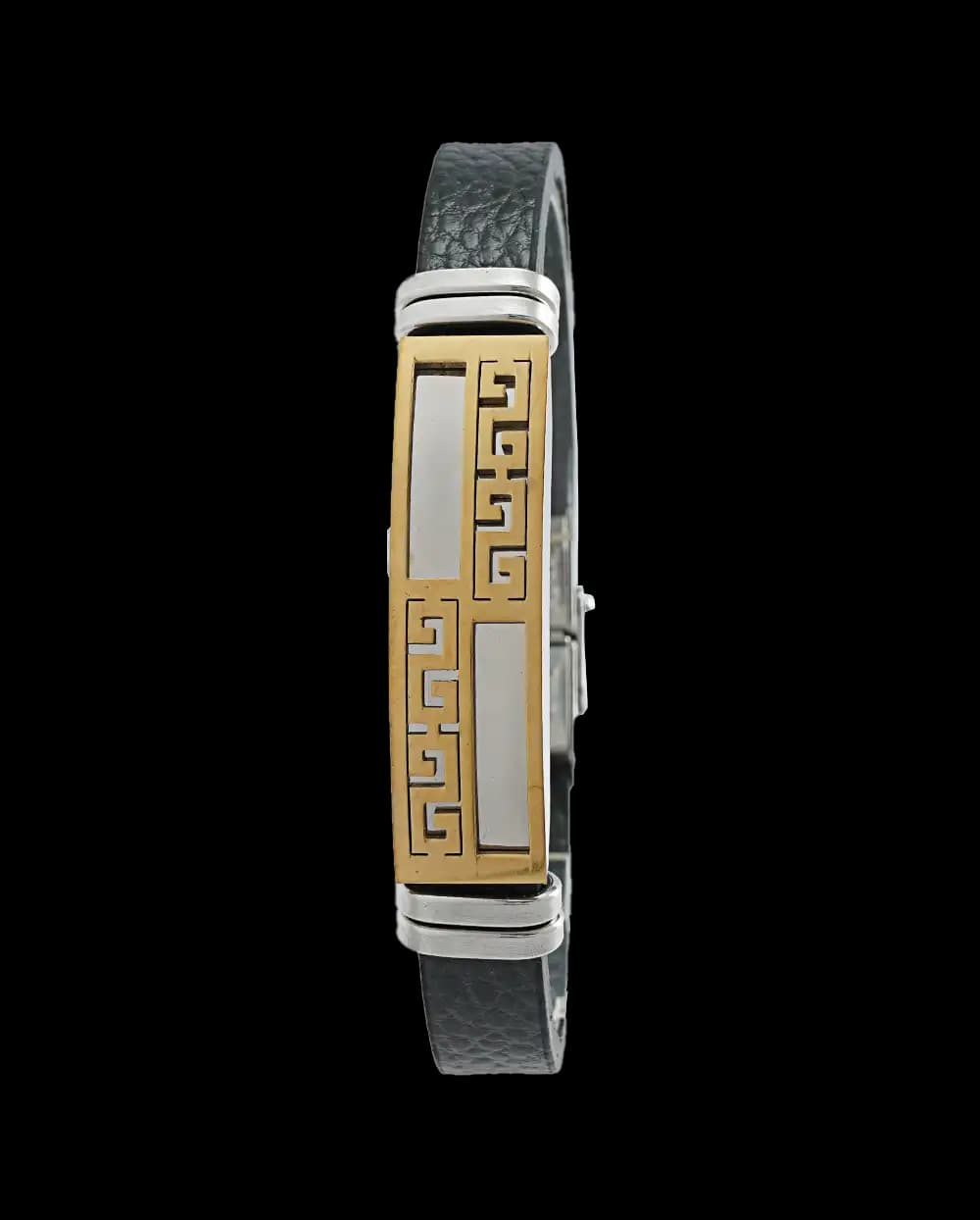 دستبند چرم مردانه مدل ورساچه VERSACE کد 2361
