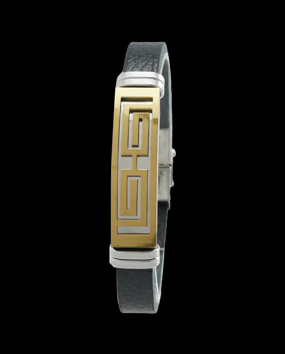 دستبند چرم مردانه مدل ورساچه VERSACE کد 2360