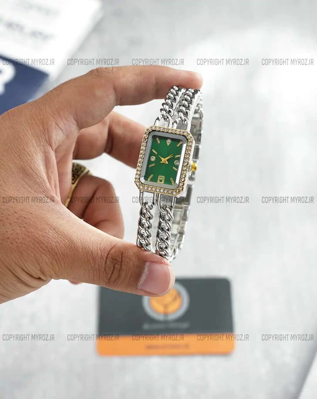 ساعت مچی زنانه کارتیه CARTIER مدل بند زنجیری کد 2336 — تصویر ۳