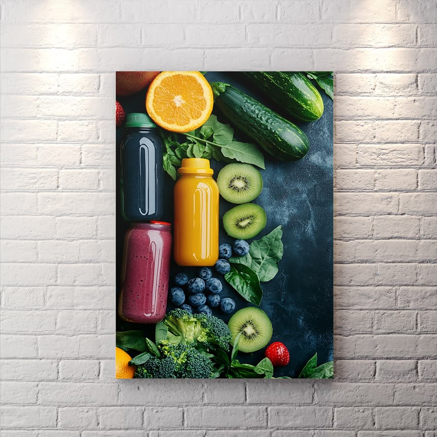 تابلو شاسی طرح آبمیوه فروشی HQCs-2267