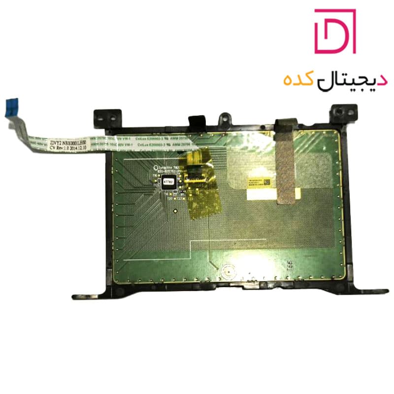 تاچ پد استوک لپ تاپ لنوو مدل Lenovo Y50-70 (تاچ همراه قاب تاچ پد + فلت) — تصویر ۲