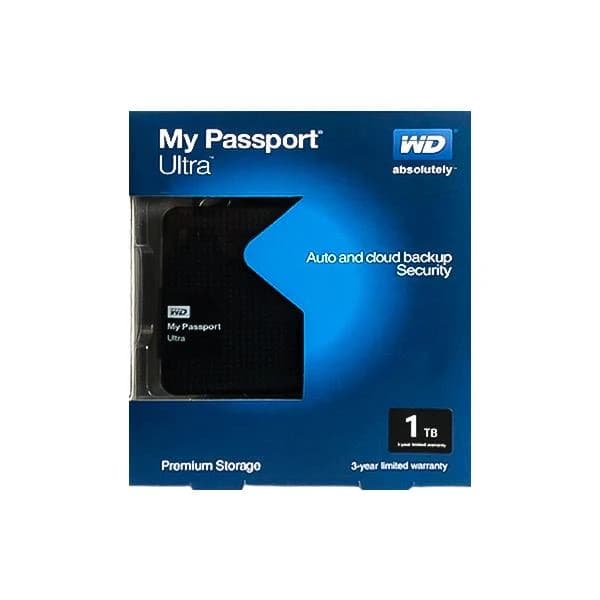 قاب هارد 2.5 اینچ USB3 برند WD MYPASS پک آبی وارداتی اصل