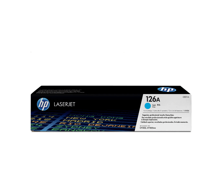 کارتریج لیزری رنگی HP 126A رنگ آبی