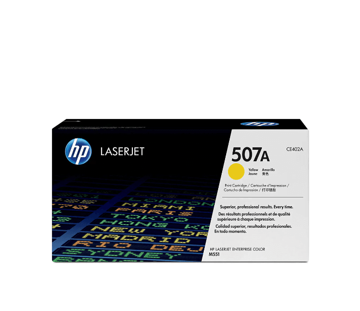 کارتریج لیزری HP مدل 507A زرد