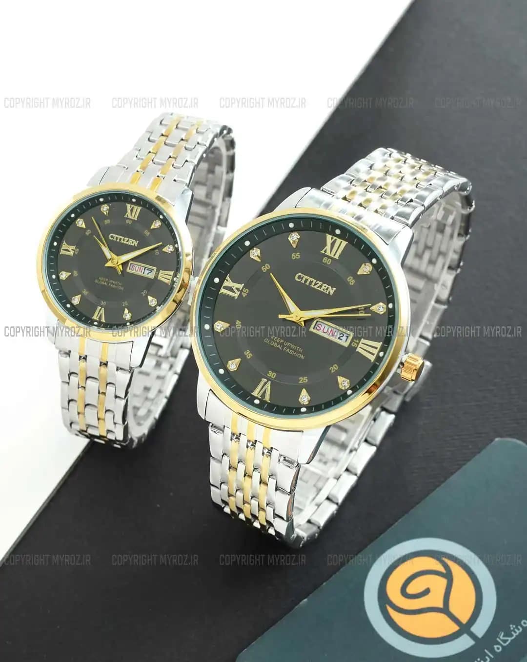 ست ساعت مچی سیتیزن CITIZEN مدل VIP کد 2283 — تصویر ۳
