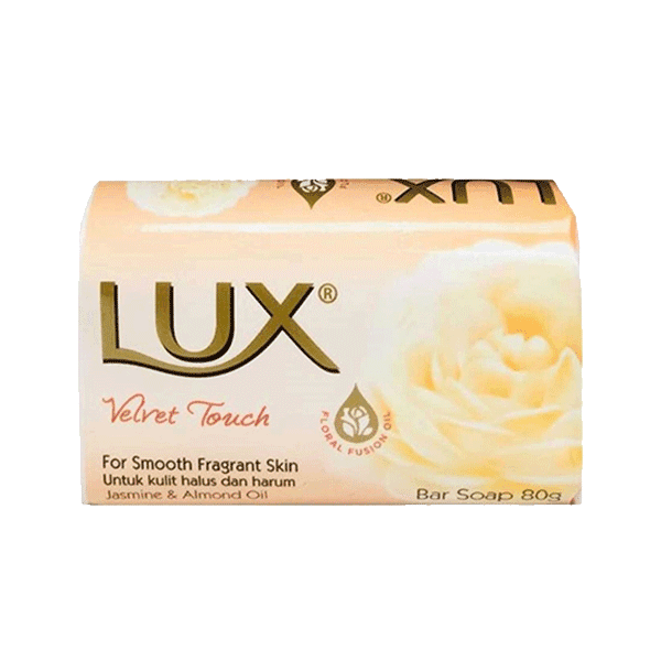 صابون لوکس Lux مدل Velvet Touch وزن 80 گرم