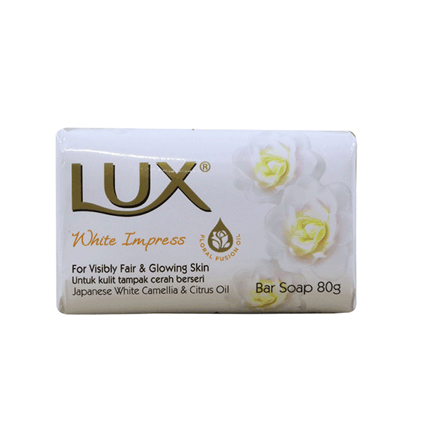 صابون لوکس Lux گل سفید وزن 80 گرم