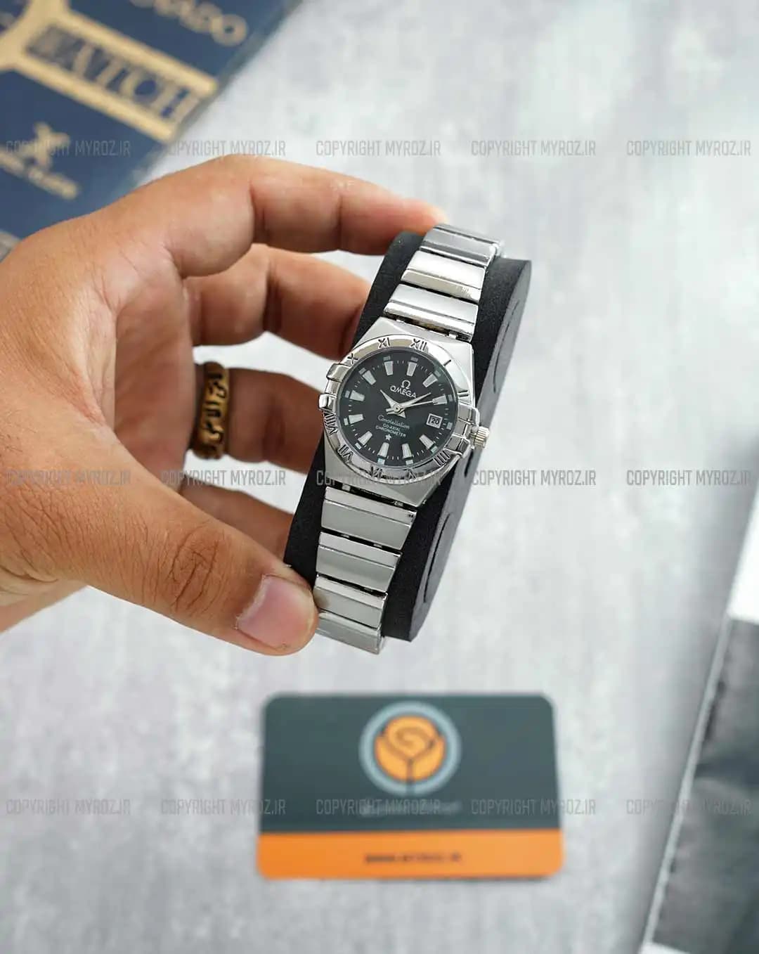 ساعت مچی زنانه امگا OMEGA مدل کانسلیشن کد 2267 — تصویر ۳