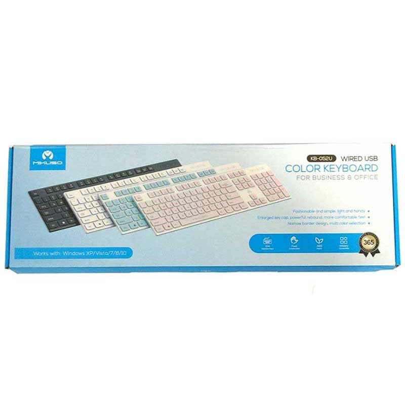 کیبورد سیم دار میکوسو KB-052U کد 6415-7427