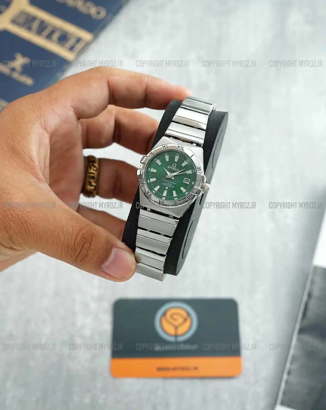 ساعت مچی زنانه امگا OMEGA مدل کانسلیشن کد 2266 — تصویر ۳