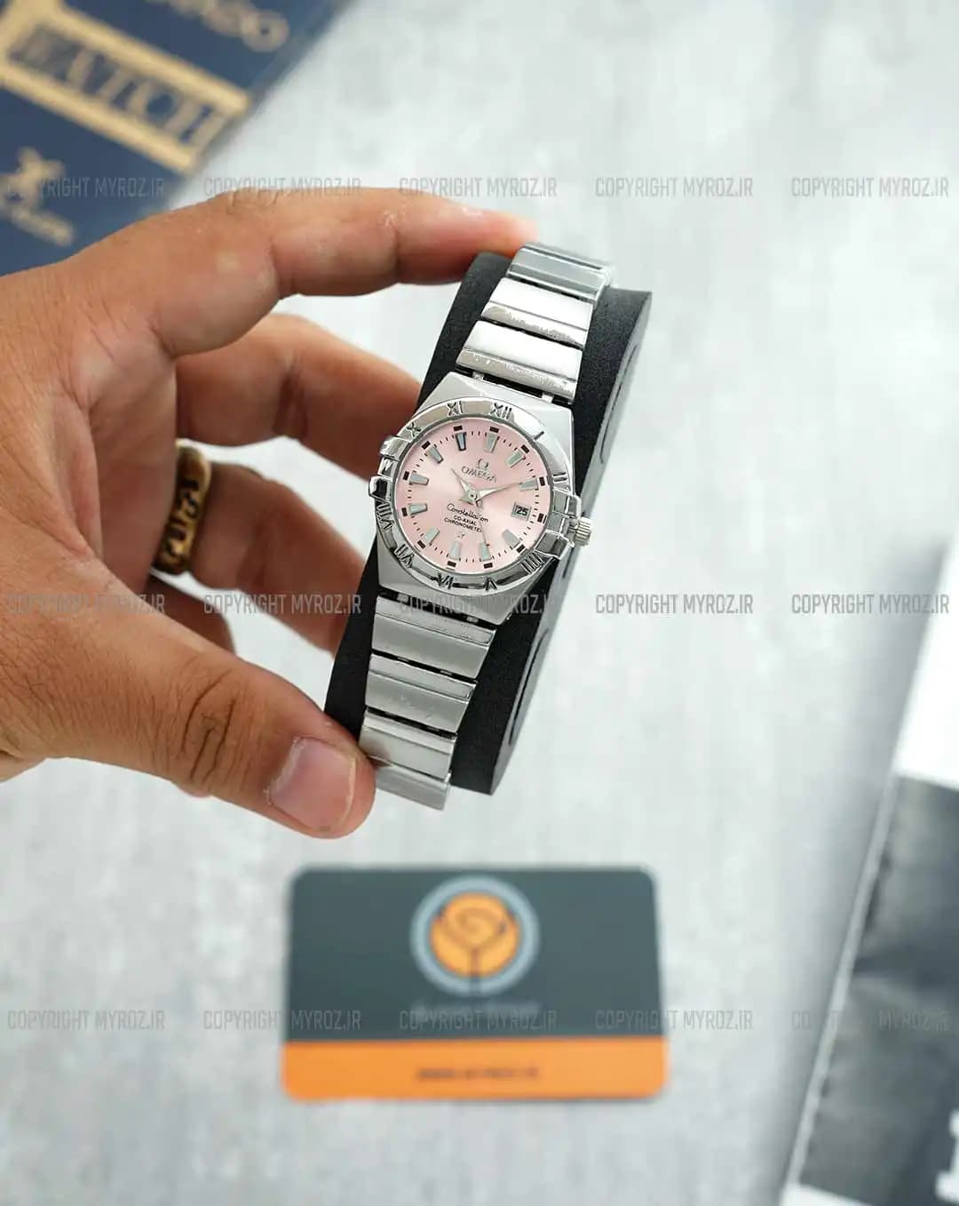 ساعت مچی زنانه امگا OMEGA مدل کانسلیشن کد 2265 — تصویر ۳