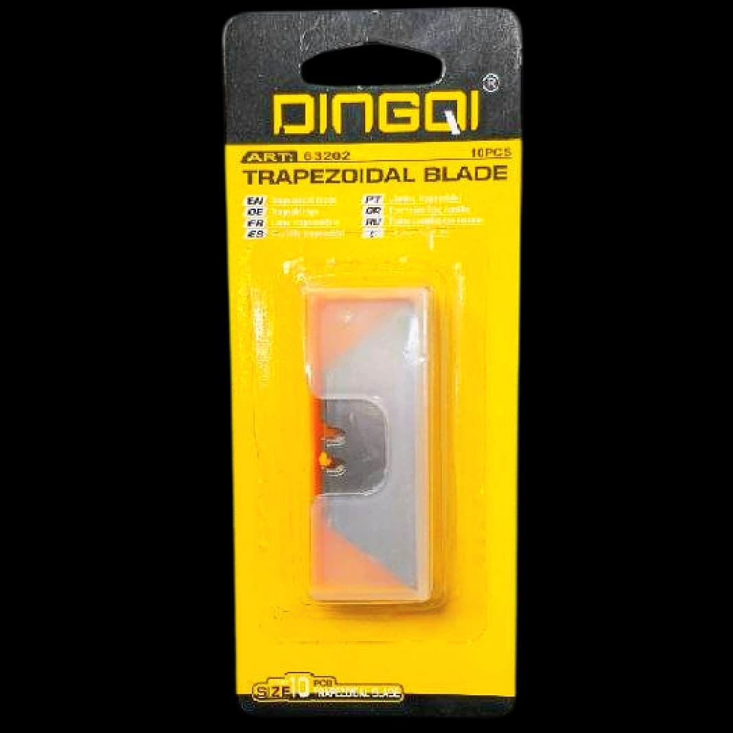 تیغ کاتر ذوزنقه ای 10 عددی 63202 DINGQI — تصویر ۲