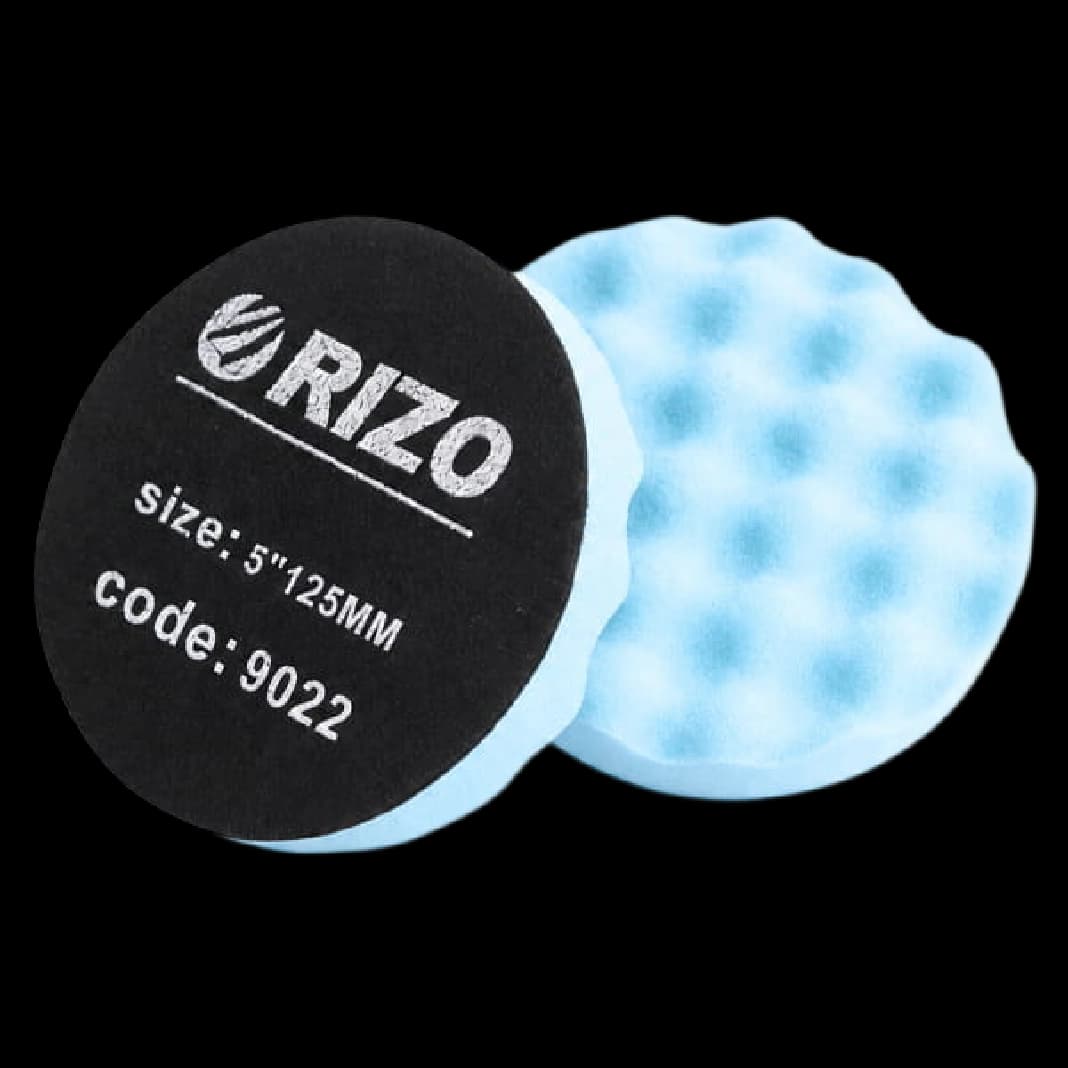 ابر پولیش موج دار نرم آبی 5 اینچ 125 میلیمتر RIZO
