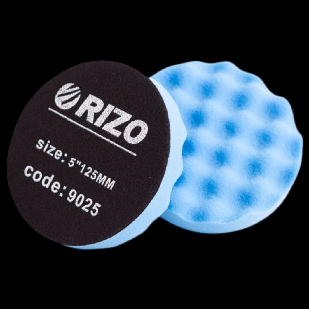 ابر پولیش موج دار خیلی نرم آبی 5 اینچ 125 میلیمتر RIZO