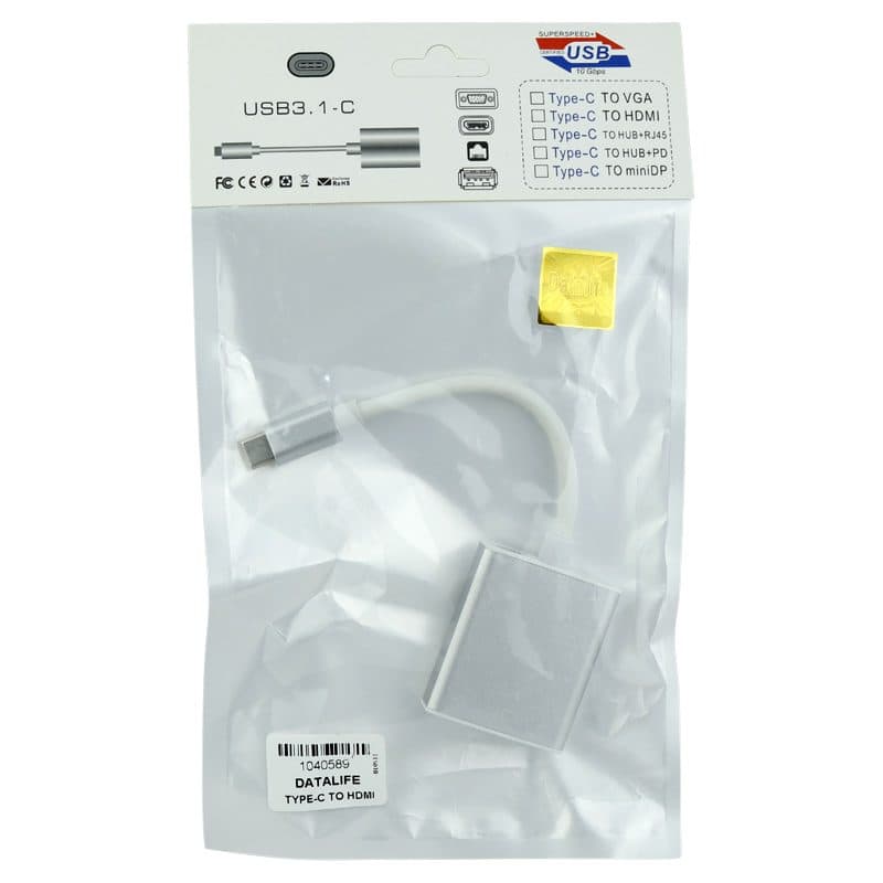 تبدیل Type-c to HDMI دیتالایف کد 6590 — تصویر ۳