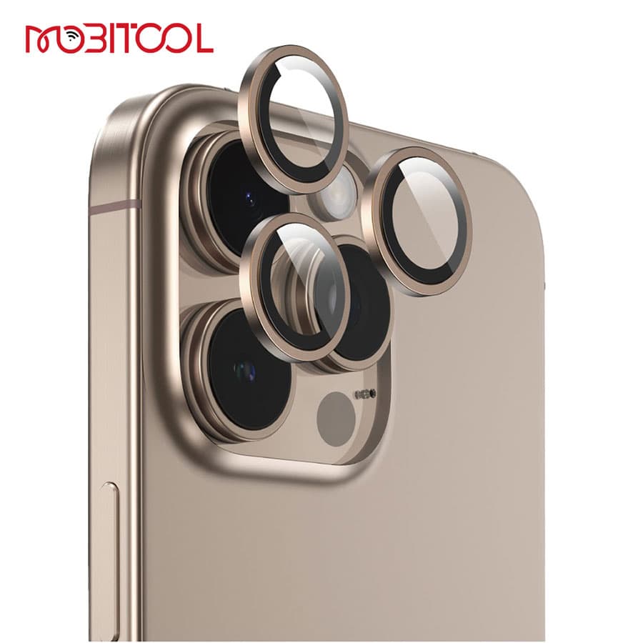 محافظ لنز دوربین آیفون 16 پرو گرین لاین Green Lion HD Plus 9H Camera Lens iPhone 16 Pro — تصویر ۲