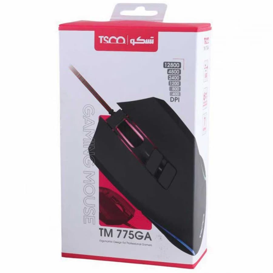 ماوس باسیم مخصوص بازی تسکو مدل TM 775 GA — تصویر ۲