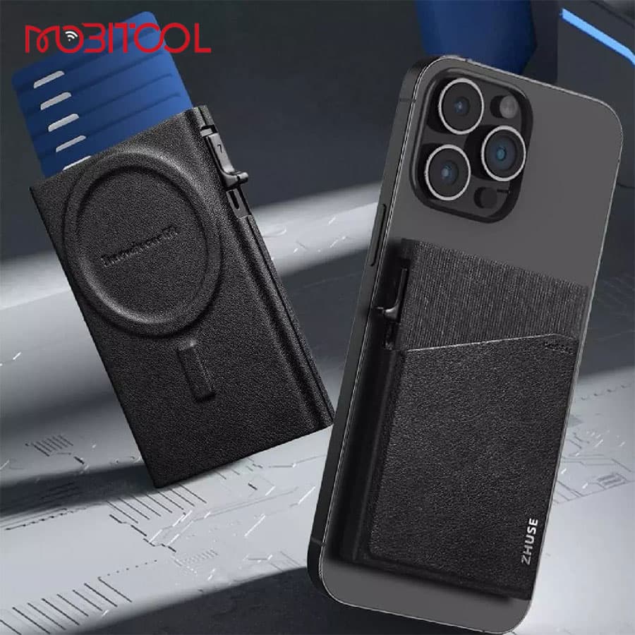 جاکارتی مگ سیف ژوس Zhuse ZS-CB-001 Magnetic Credit Card Holder — تصویر ۸