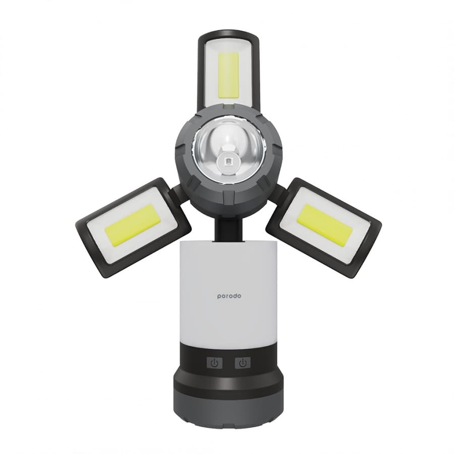 چراغ قوه چندکاره شارژی پرودو Porodo 3 in 1 Flashlight/Ambient Light/Lamp PD-LS2N1LFL