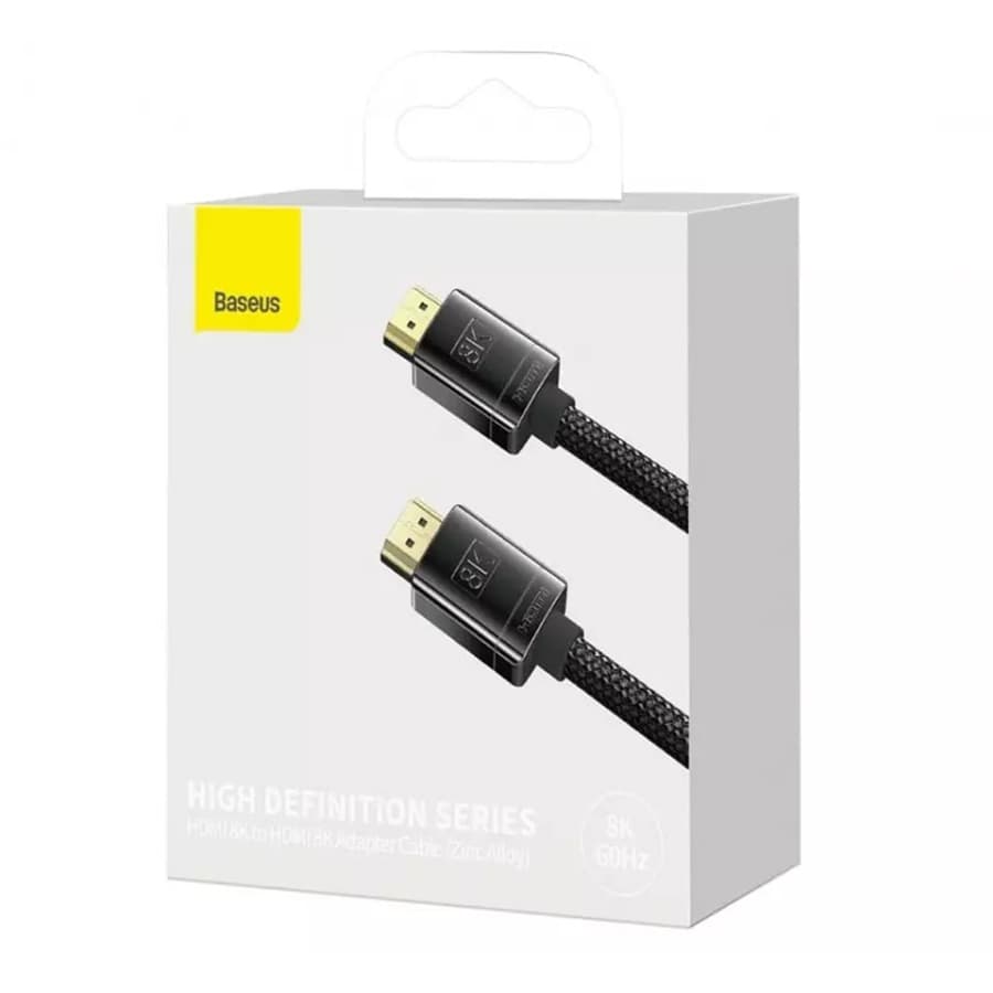 کابل اچ‌دی‌ام‌آی 2 متری بیسوس Baseus HDMI 8K to HDMI 8K Cable WKGQ000101 — تصویر ۹