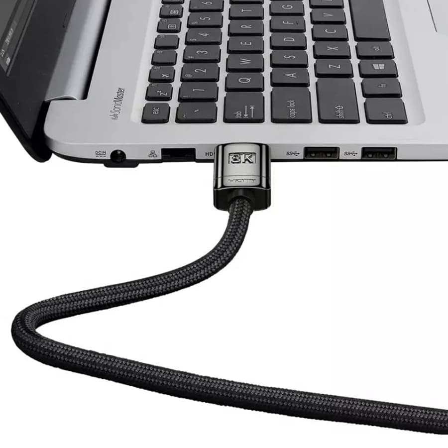 کابل اچ‌دی‌ام‌آی 2 متری بیسوس Baseus HDMI 8K to HDMI 8K Cable WKGQ000101 — تصویر ۶