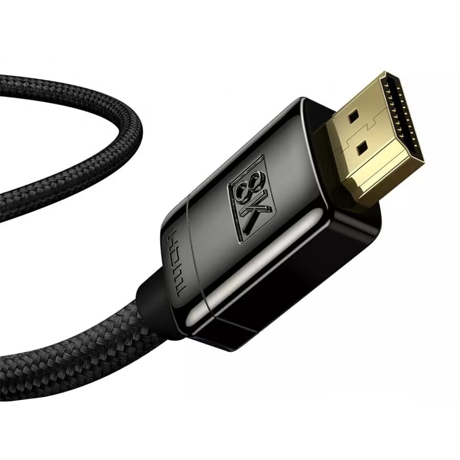 کابل اچ‌دی‌ام‌آی 2 متری بیسوس Baseus HDMI 8K to HDMI 8K Cable WKGQ000101 — تصویر ۳
