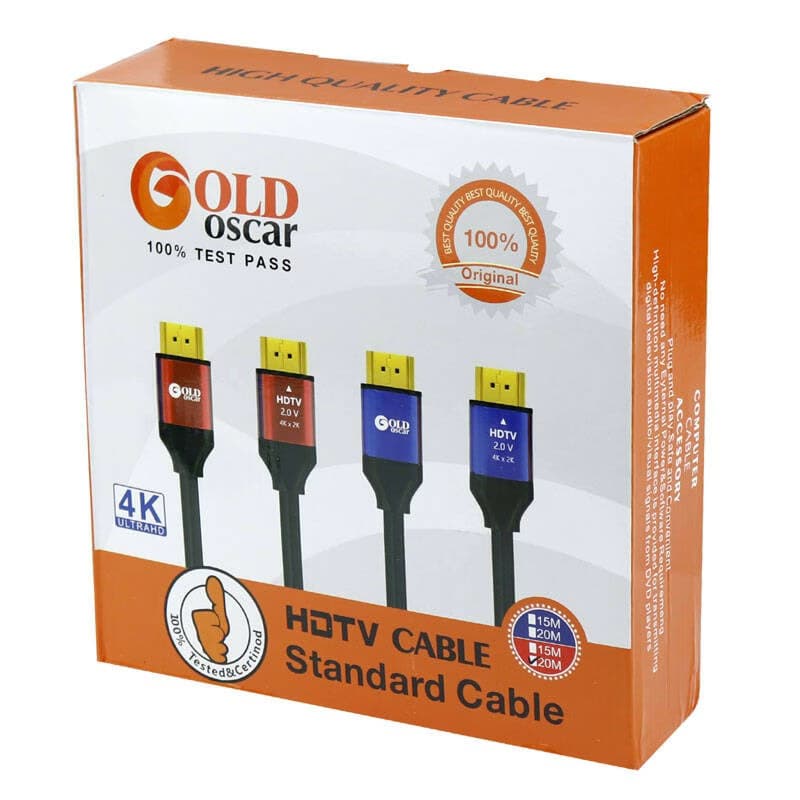 کابل HDMI گلد اسکار مدل HDTV 4K به طول 1.5 متر