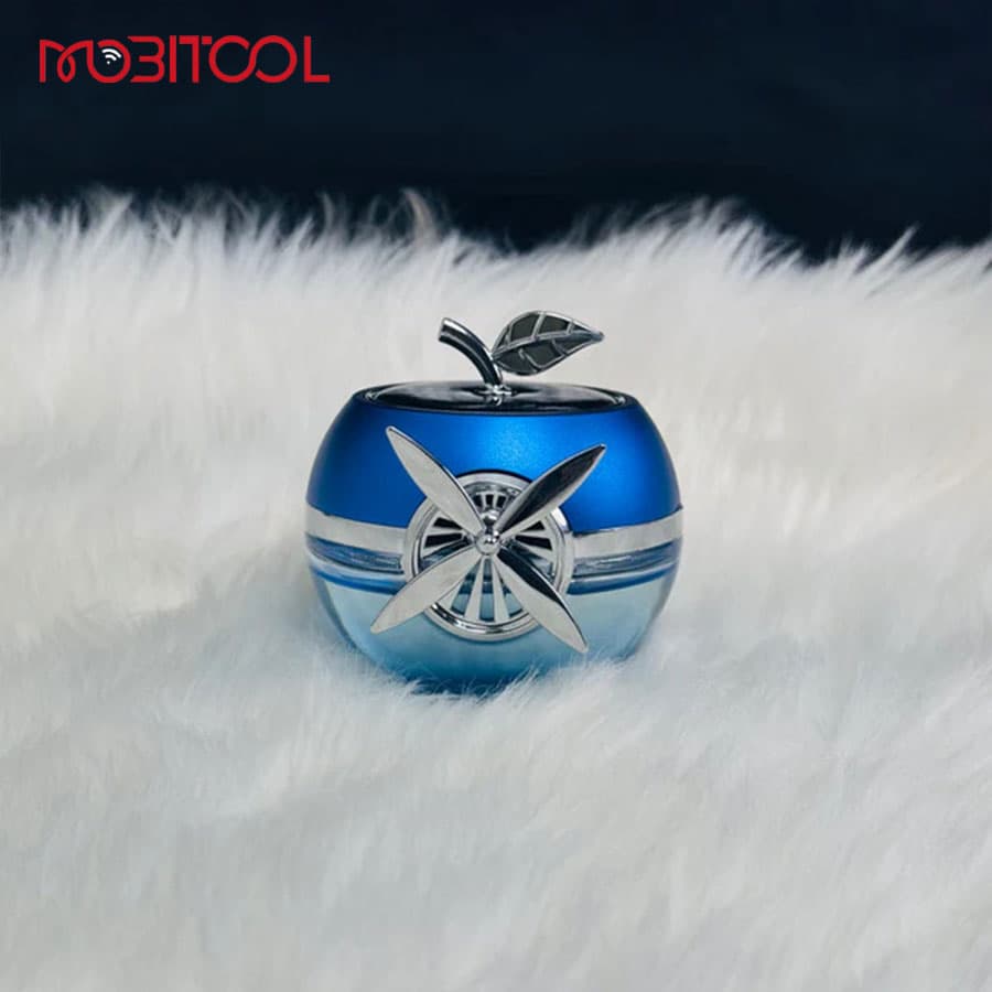 خوشبوکننده خورشیدی ملخی طرح سیب ماشین Solar Car Air Freshener — تصویر ۹
