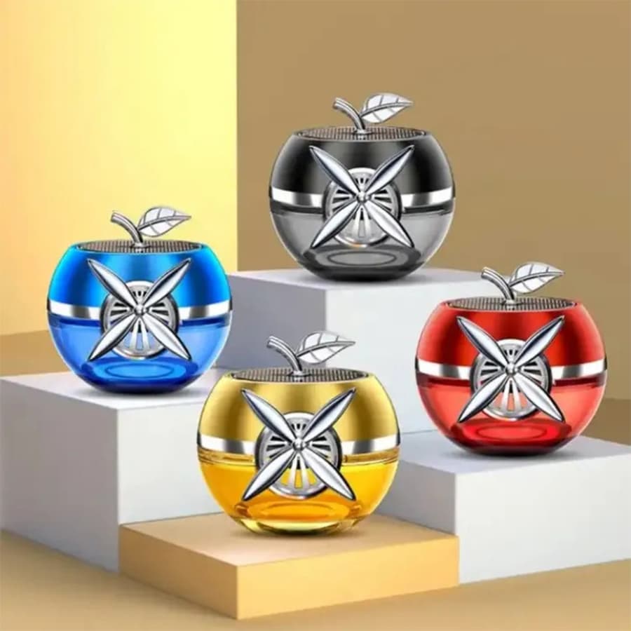 خوشبوکننده خورشیدی ملخی طرح سیب ماشین Solar Car Air Freshener — تصویر ۷