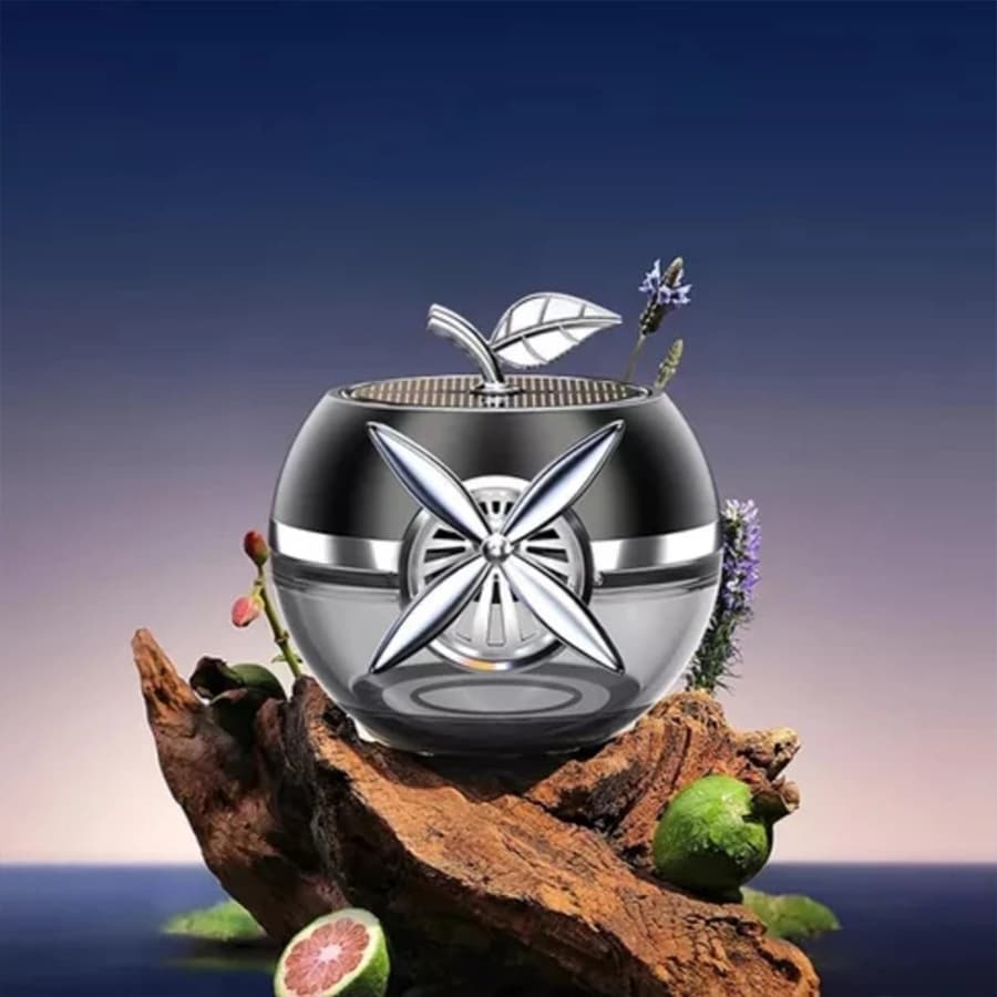 خوشبوکننده خورشیدی ملخی طرح سیب ماشین Solar Car Air Freshener — تصویر ۴