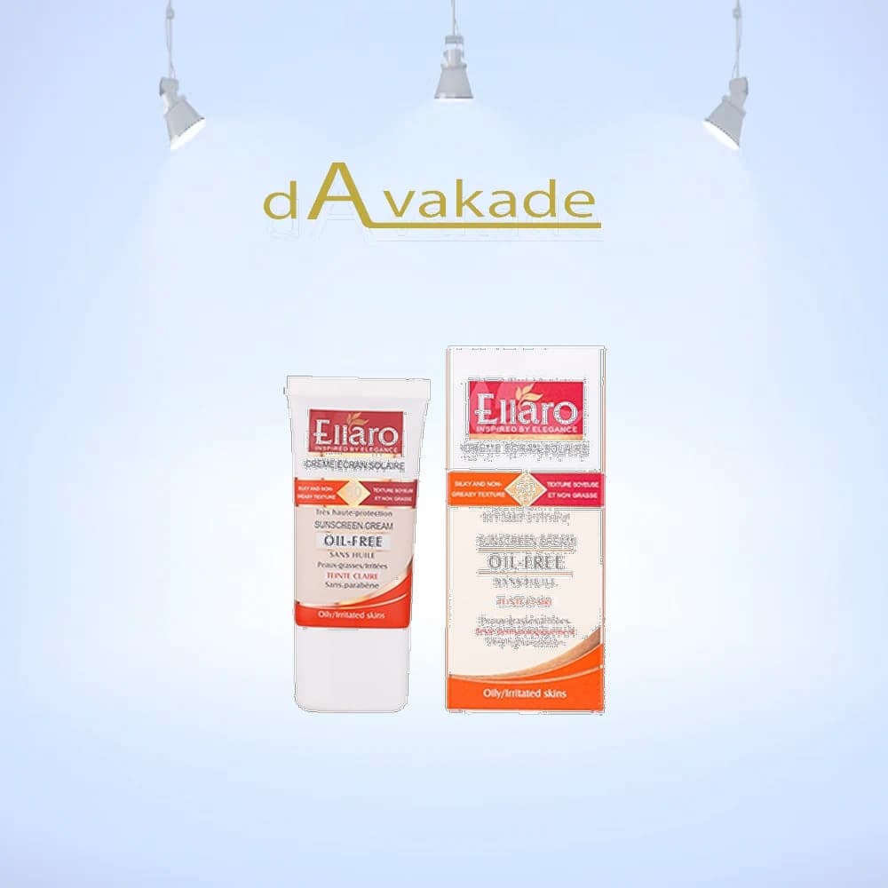 ELLARO کرم ضد آفتاب فاقد چربی SPF50 بژ روشن