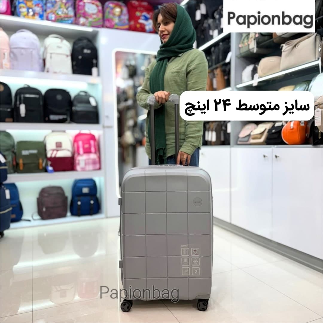 چمدان متوسط مسافرتی نشکن سومیت summit کد654