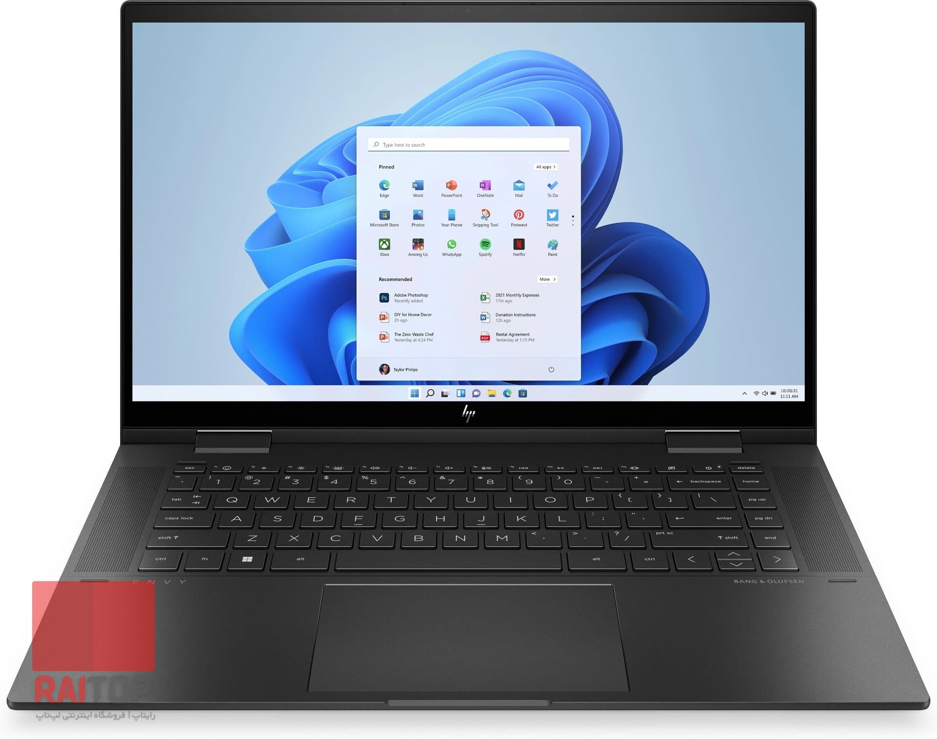 لپ تاپ 2 در 1 HP مدل Envy x360 15-ey0