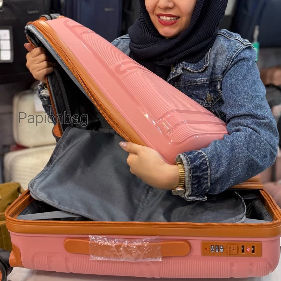 چمدان مسافرتی متوسط نشکن مونزا MONZA کد632 — تصویر ۲
