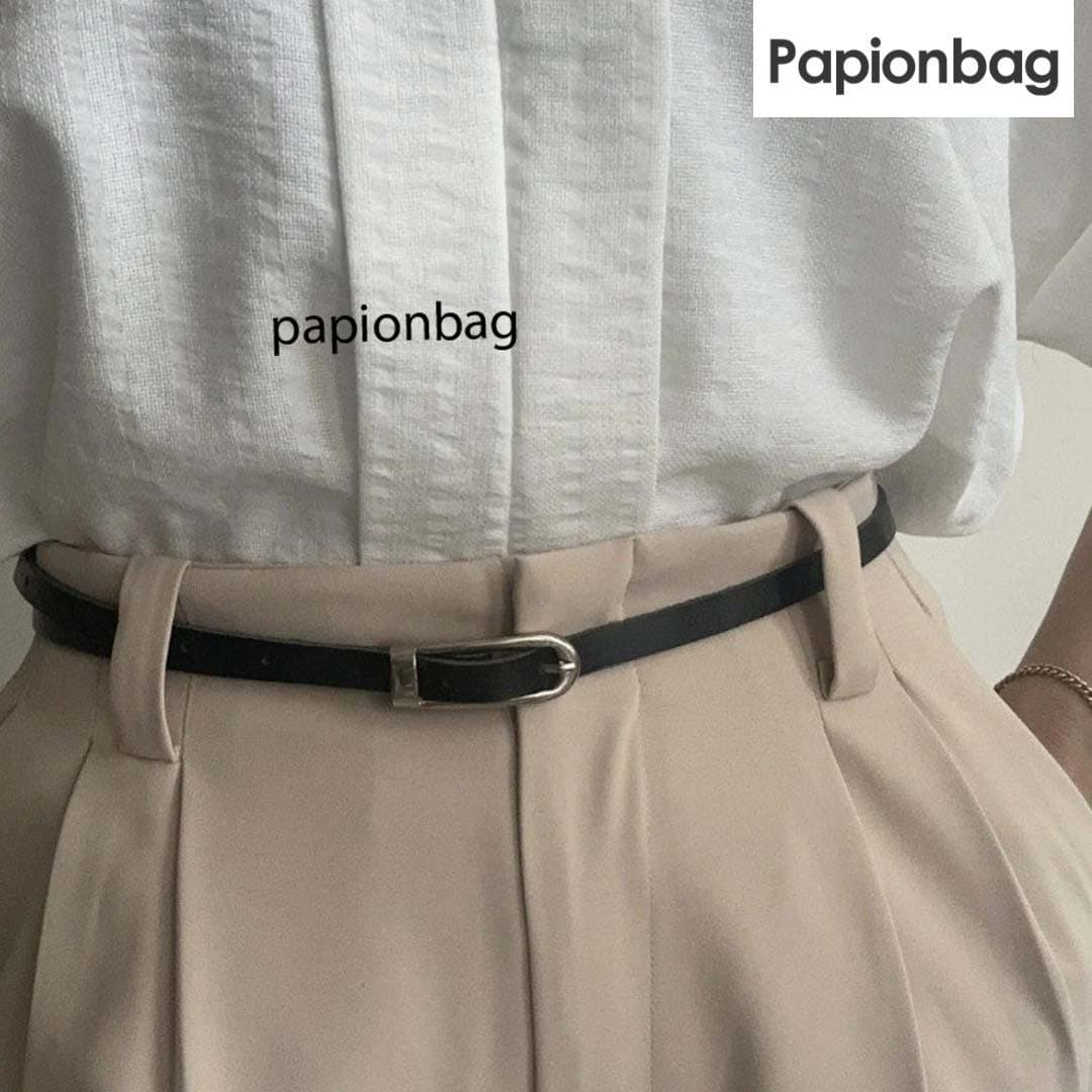 کمربند باریک زنانه کلاسیک کد623 — تصویر ۳