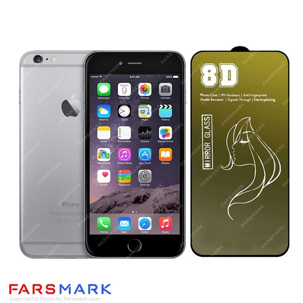 گلس آینه ای مناسب برای آیفون Apple iPhone 6