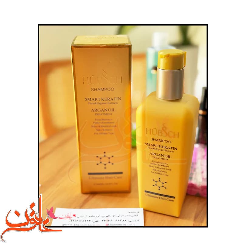 شامپو کراتین هوبش مدل Smart Keratin حجم 600ml — تصویر ۳