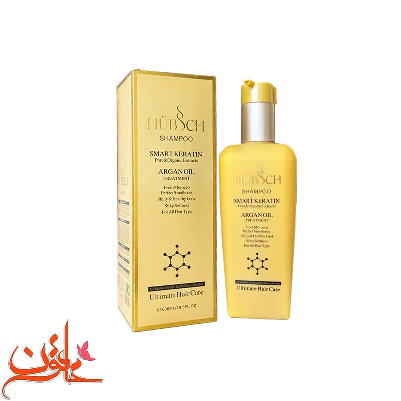 شامپو کراتین هوبش مدل Smart Keratin حجم 600ml