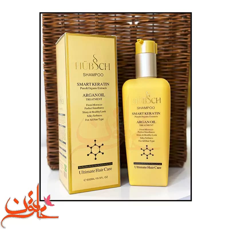 شامپو کراتین هوبش مدل Smart Keratin حجم 600ml — تصویر ۲