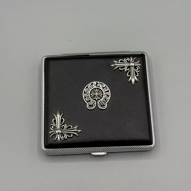 جعبه سیگار کروم هارتز چرمی وارداتی