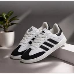 ونس زنانه آدیداس adidas سفید مشکی — تصویر ۲