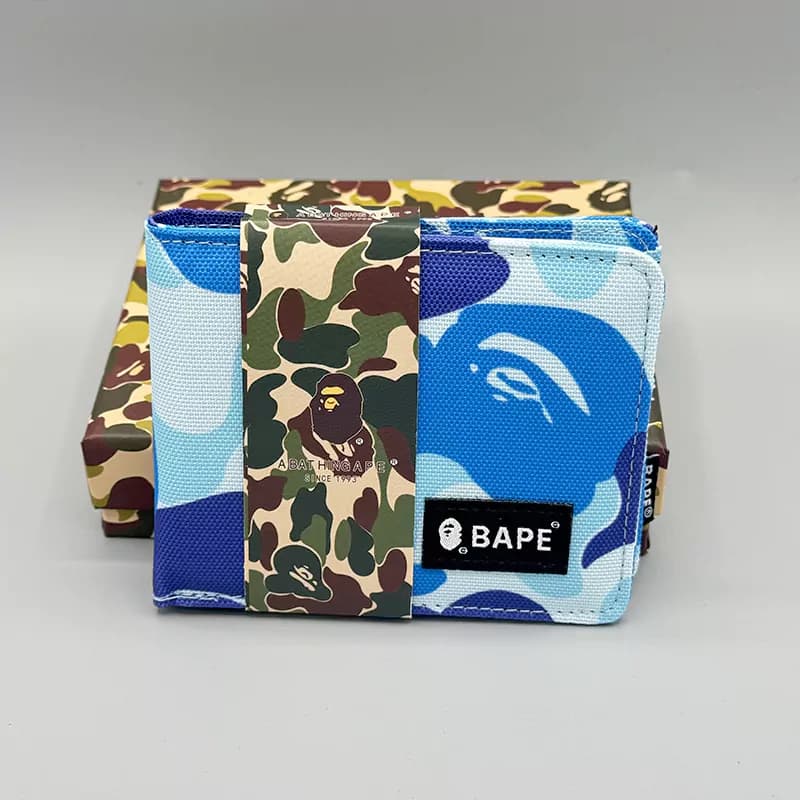 کیف پول بیپ آبی Bape wallet