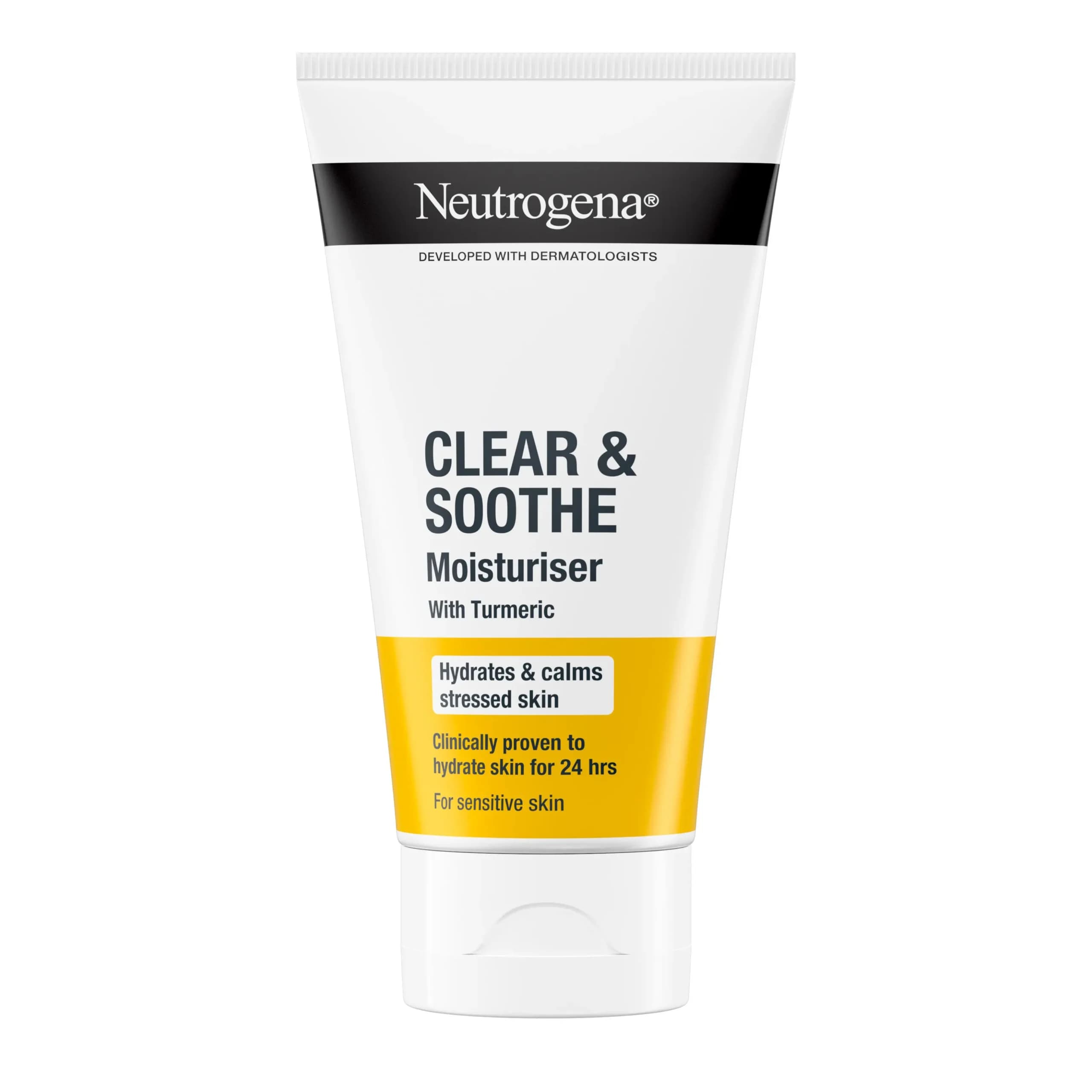 مرطوب کننده صورت عصاره زردچوبه Soothing Clear نوتروژینا 75 میل