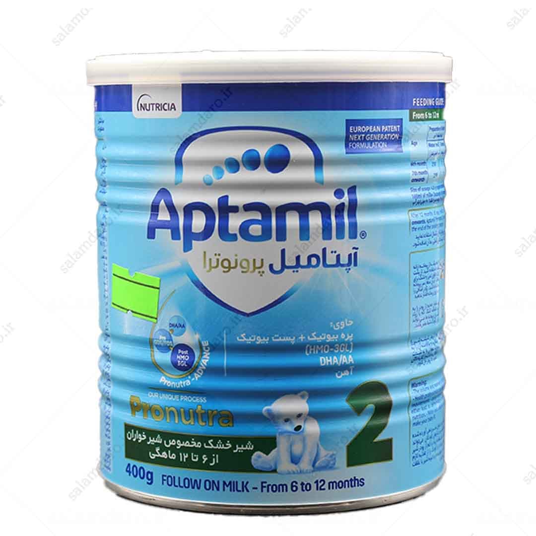 شیرخشک آپتامیل پرونوترا 2 از 6 ماهگی تا یکسال (400 گرم)
