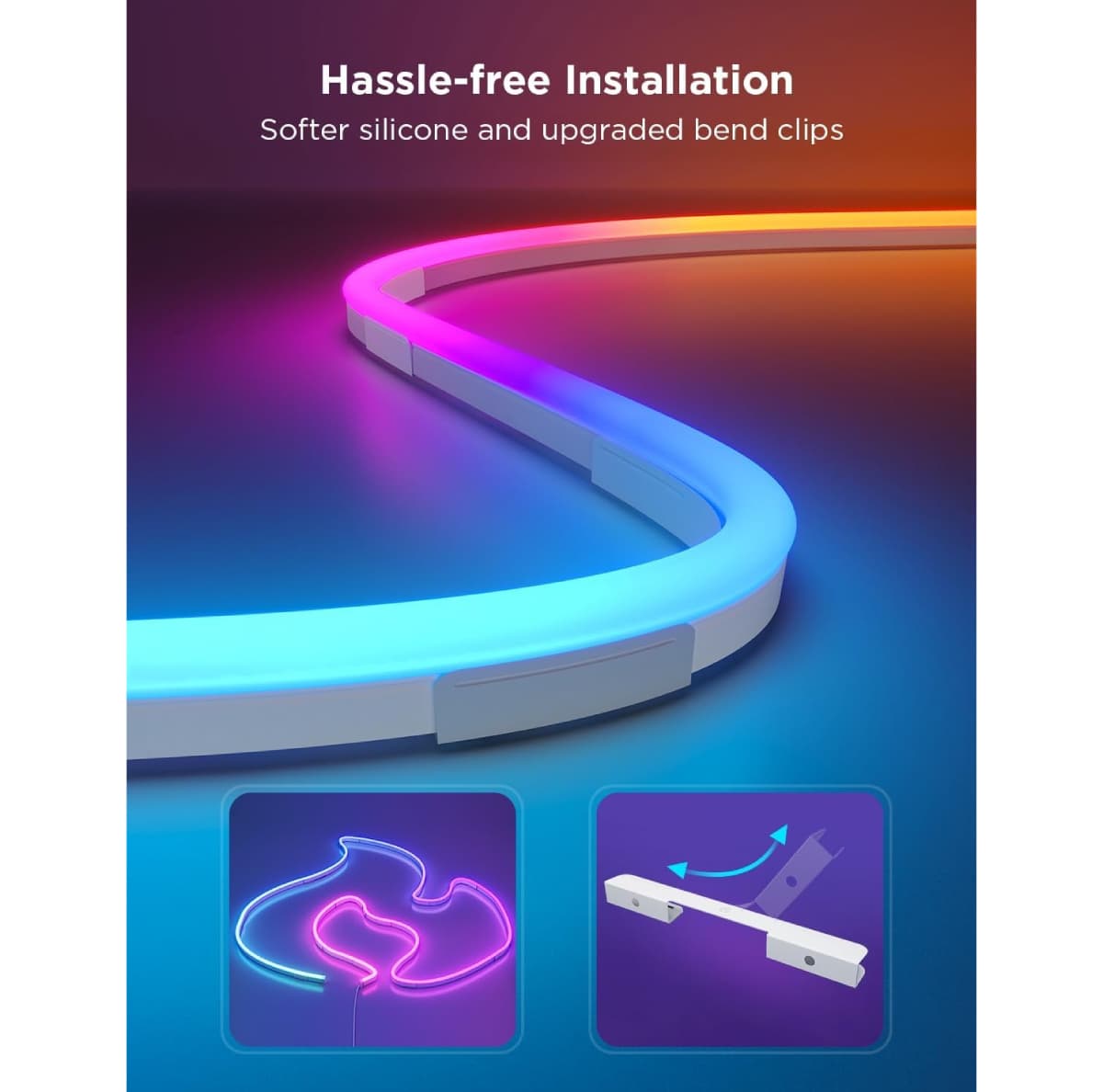 ریسه هوشمند Govee Neon Rope Strip Light 2 H61D5 5m — تصویر ۳