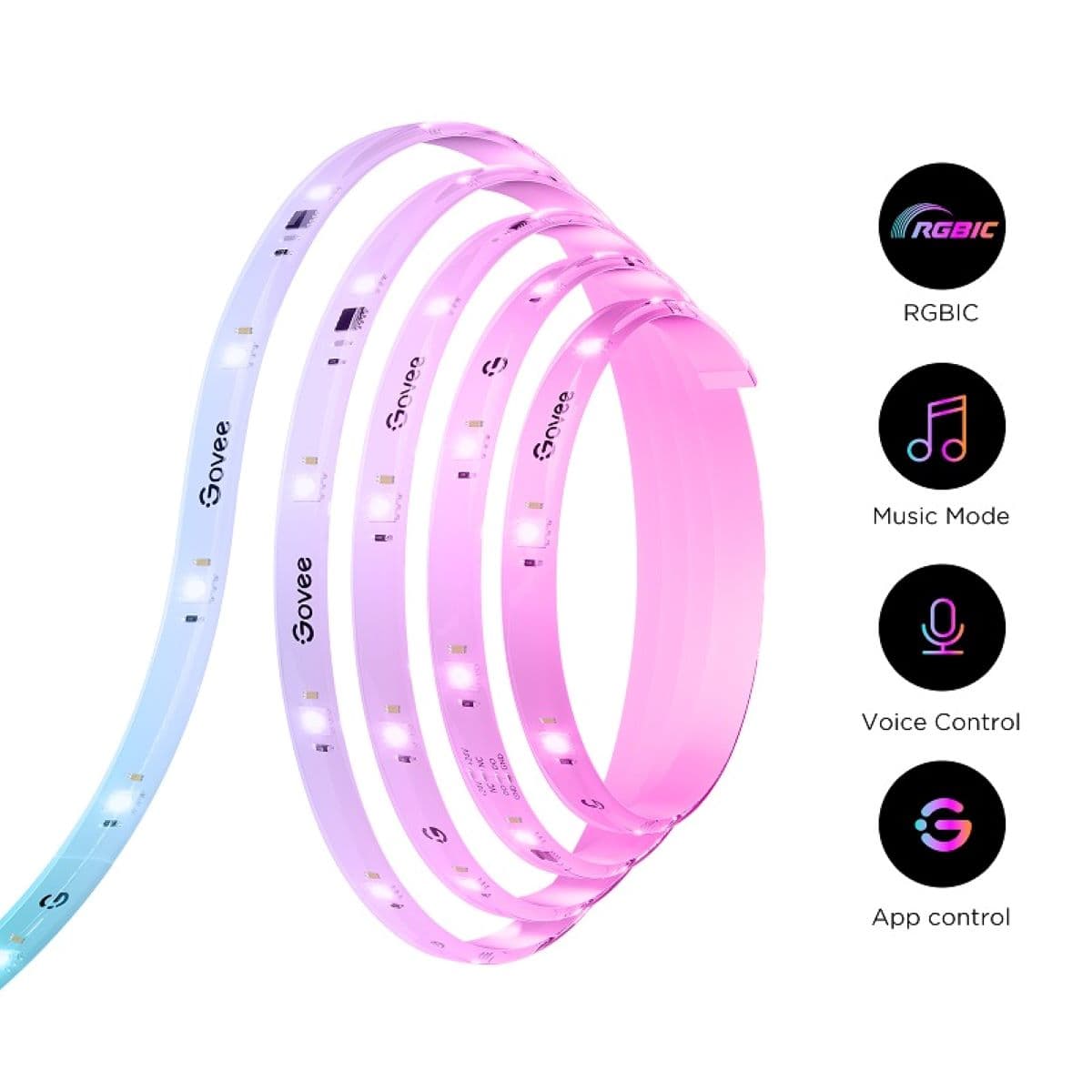 ریسه هوشمند Govee RGBIC LED Strip 10m Light S H612C — تصویر ۳