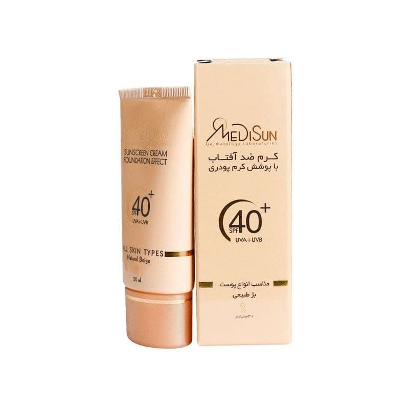 کرم ضد آفتاب SPF40+ انواع پوست مدیسان (بژ طبیعی 2)