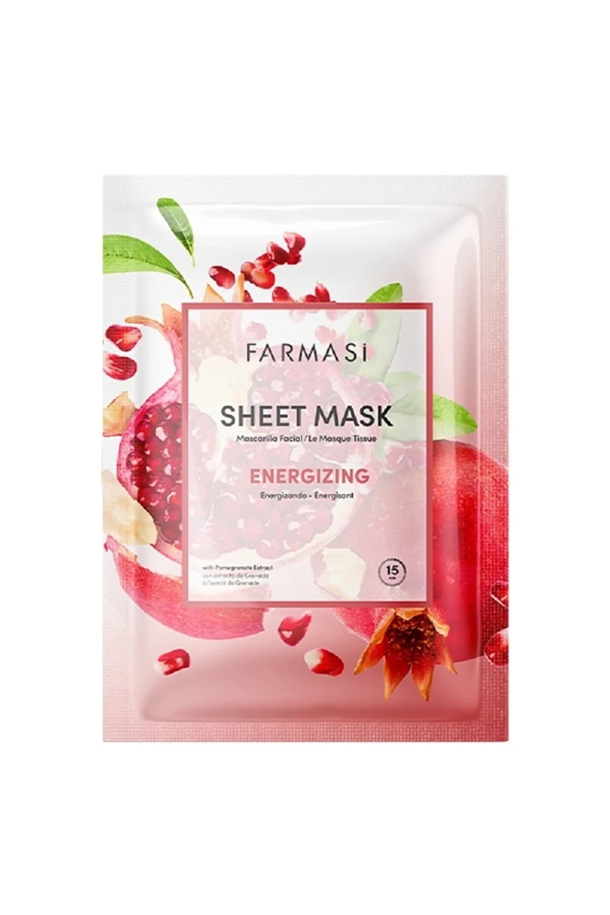 ماسک ورقه ای انار انرژی زا فارماسی Farmasi Sheet mask Energizing