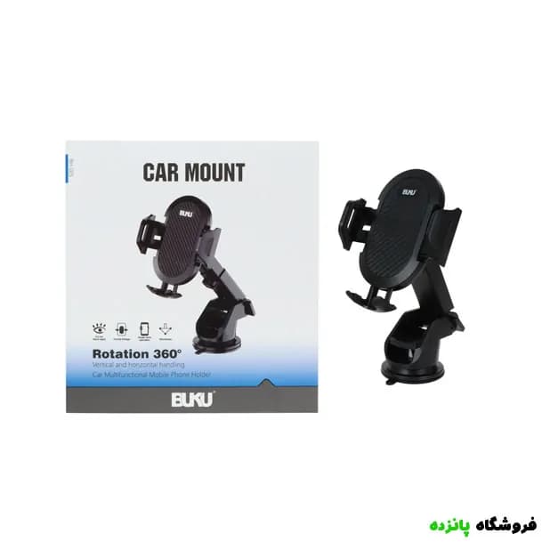 هولدر موبایل پایه دار BUKU مدل BH-005 – مشکی