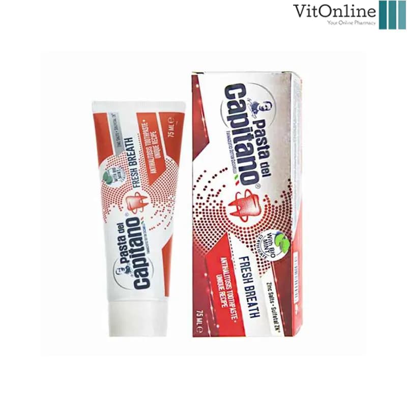 کاپیتانو خمیر دندان خوشبو کننده دهان 75 میل FRESH BREATH — تصویر ۲